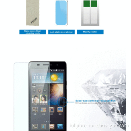 Anti-crack Anti-fingerprint Tempered-glass Screen Protector for Huawei Ascend P6